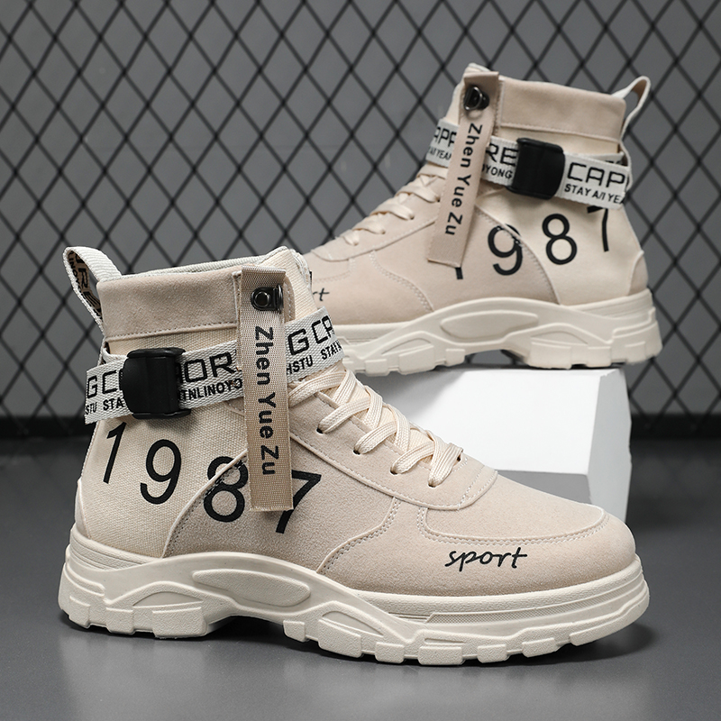 Men'S Fashion News - Heren effenkleurige hoge modieuze veelzijdige outdoor