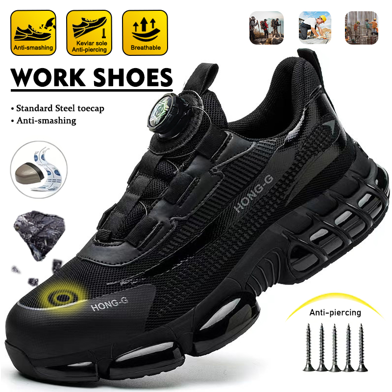 Men'S Fashion Videos - Modieuze, draaibare knoopsluiting, stevige werkschoenen, architectuurschoenen,
