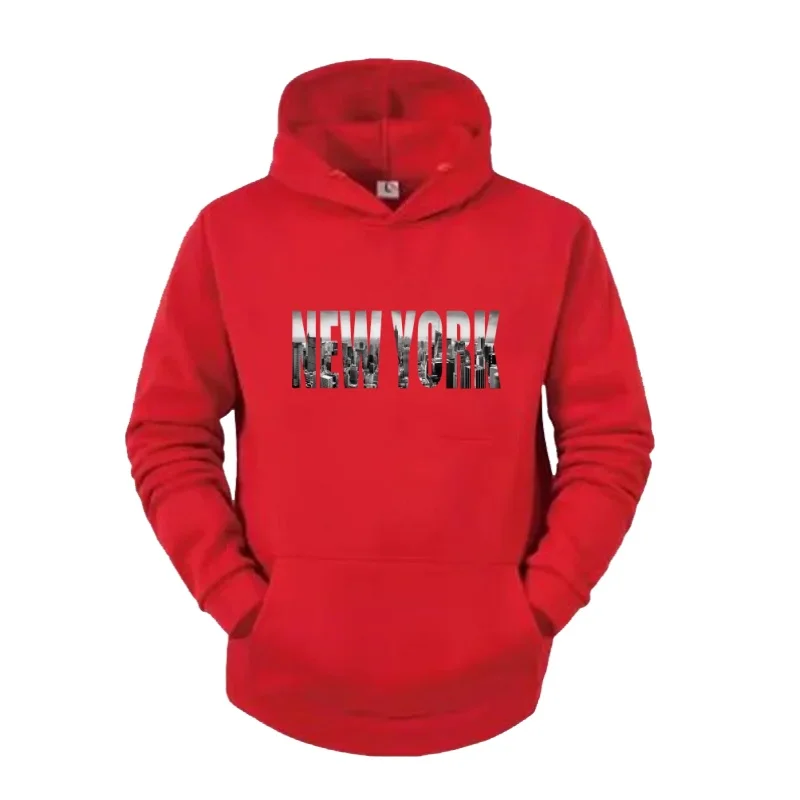Men'S Fashion New York - Heren herfst-winter casual mode losse New