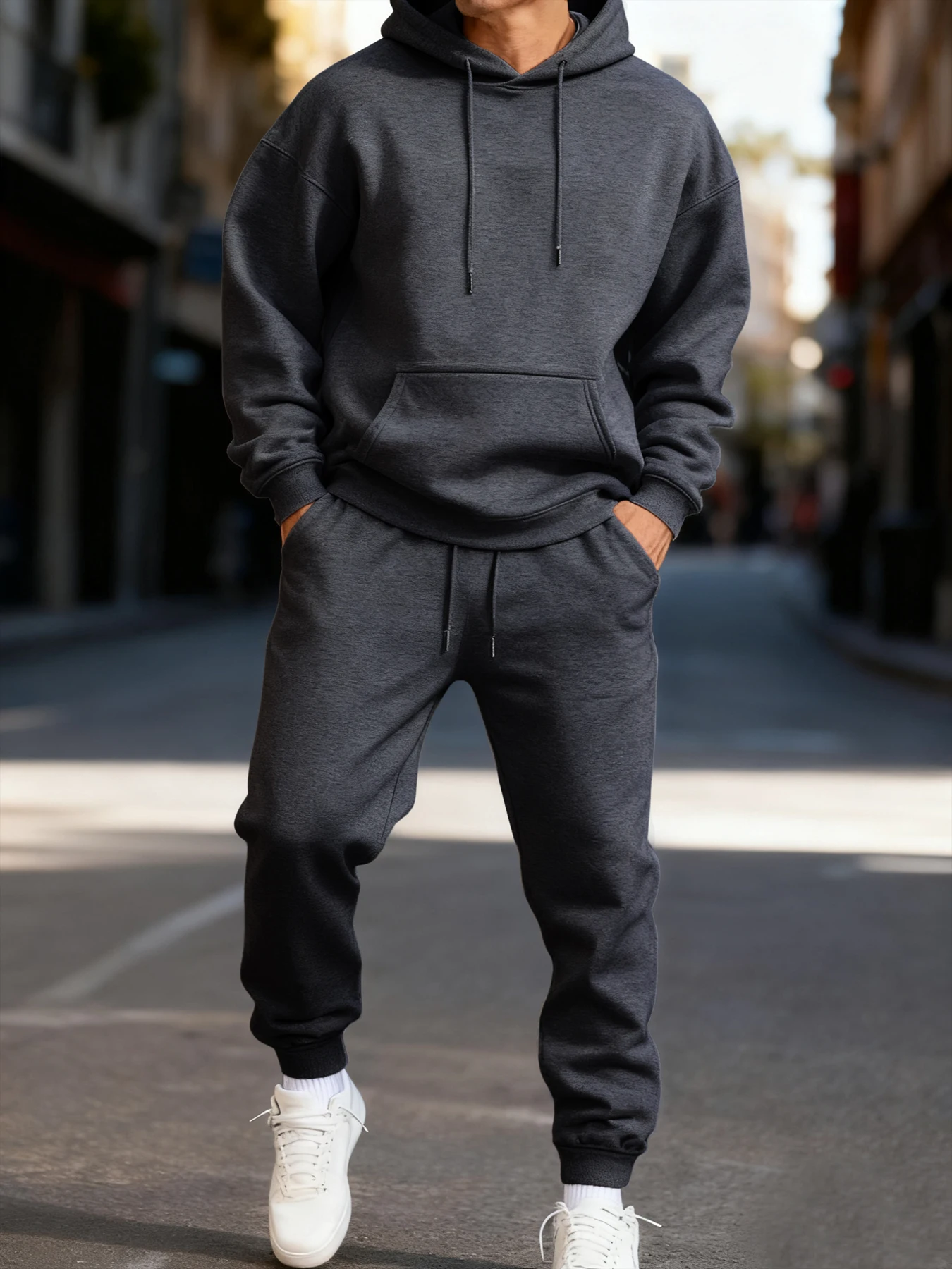Heren Hoodie Set Winter Effen  - Mens Fashion Clothes recensie en prijs