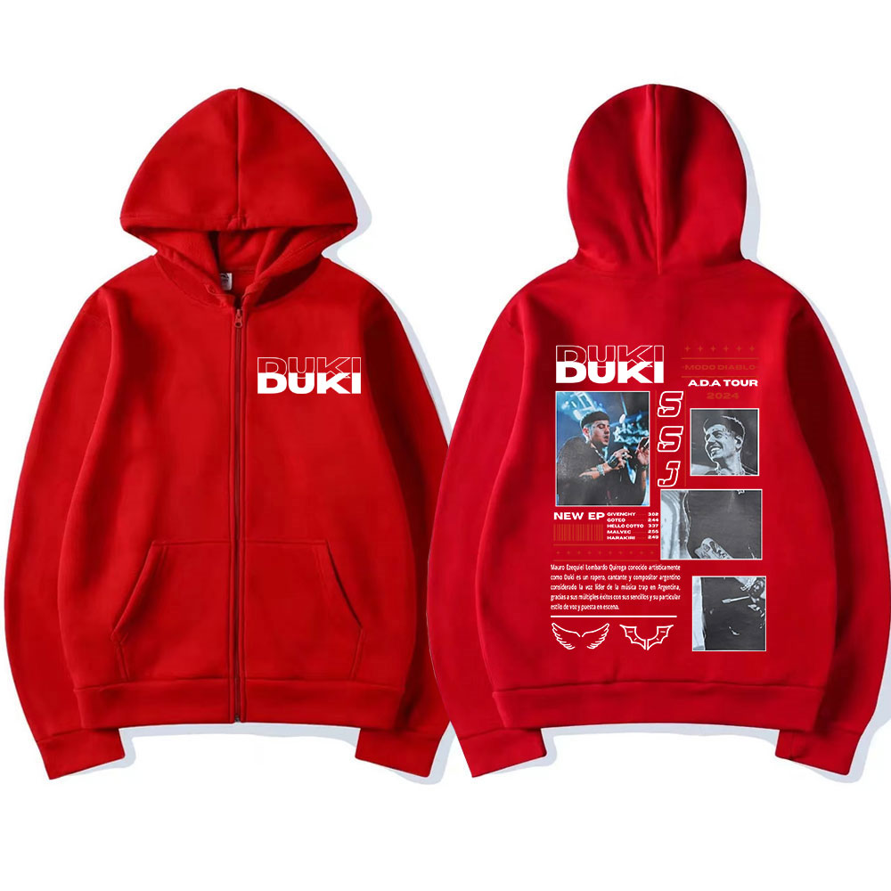 Rapper Duki ADA Tour 2024 Zip  - Mens Fashion Zip Up Hoodies recensie en prijs