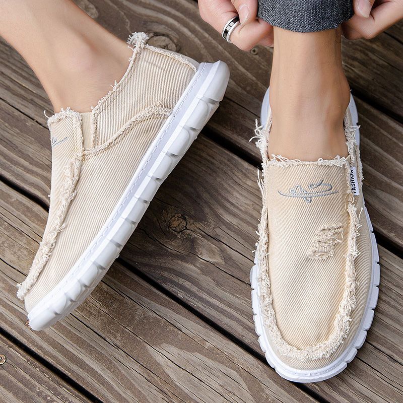 Modieuze canvas sneakers met p - Mens Fashion Trainers recensie en prijs