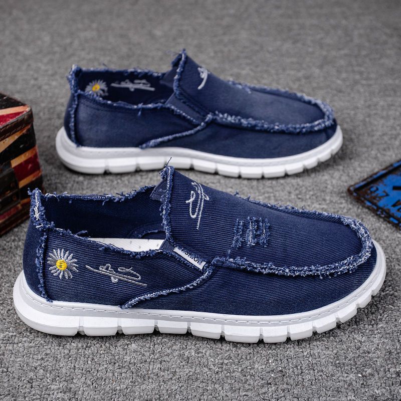 Modieuze canvas sneakers met p - Mens Fashion Trainers recensie en prijs