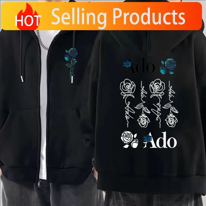 2026 Ado Grafisch Gedrukt Rits - Mens Fashion Zip Up Hoodies recensie en prijs