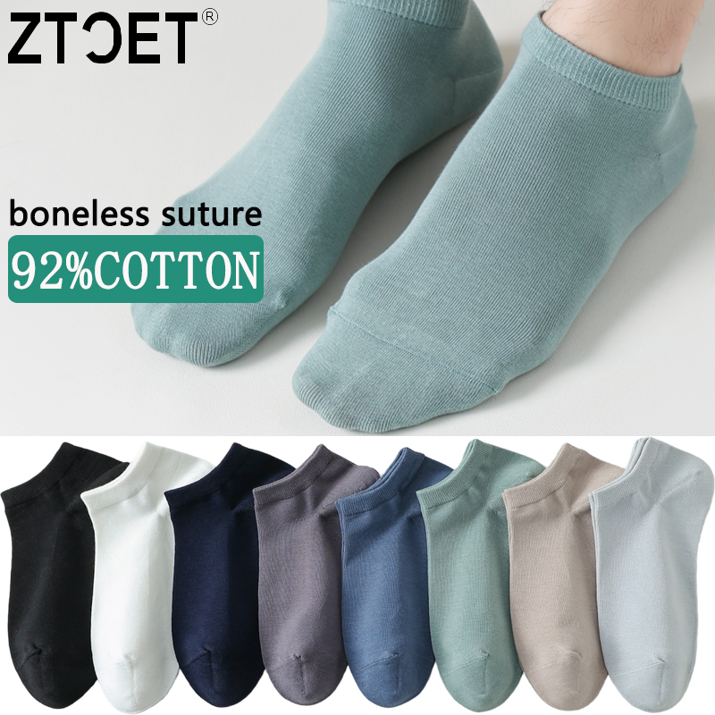 Heren katoenen sokken, korte,  - Socks Ankle Men recensie en prijs